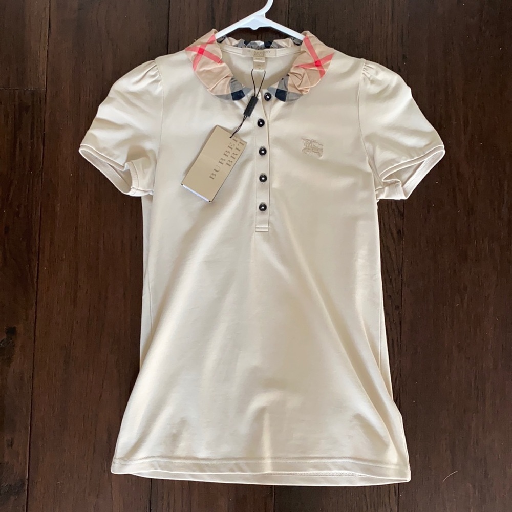 Burberry beige polo